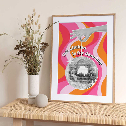 Disco Kitchen Vibes - Art Print by Athene Fritsch