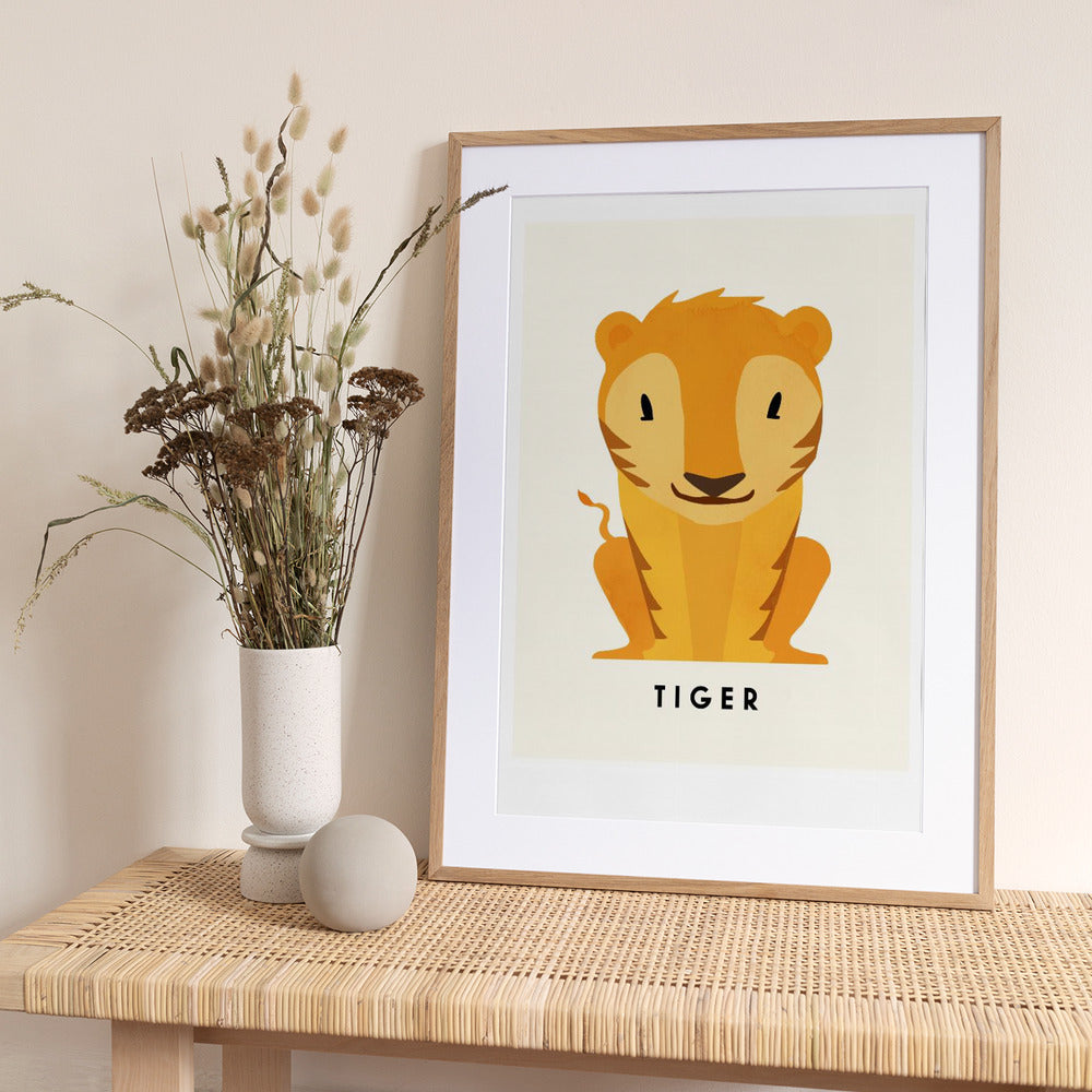 Tiger - Art Print by Erik Wintzell
