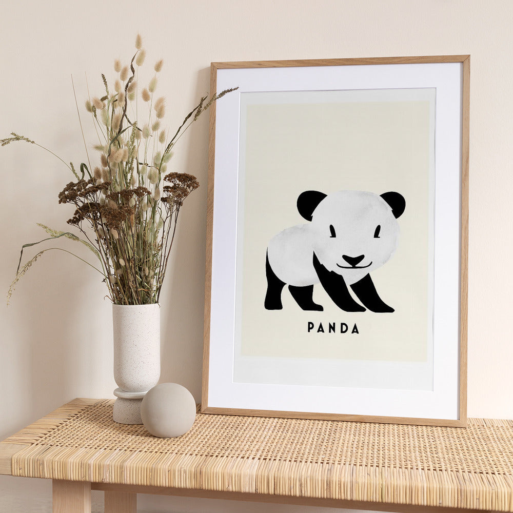 Panda - Art Print by Erik Wintzell