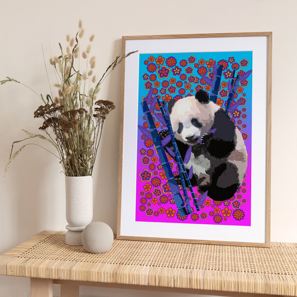Panda - Art Print by Lynnda Rakos
