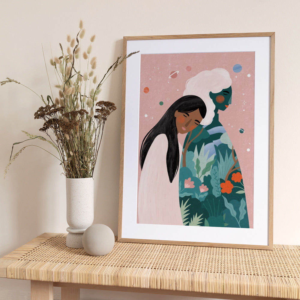 Cosmic Connection - Art Print by Bea Müller