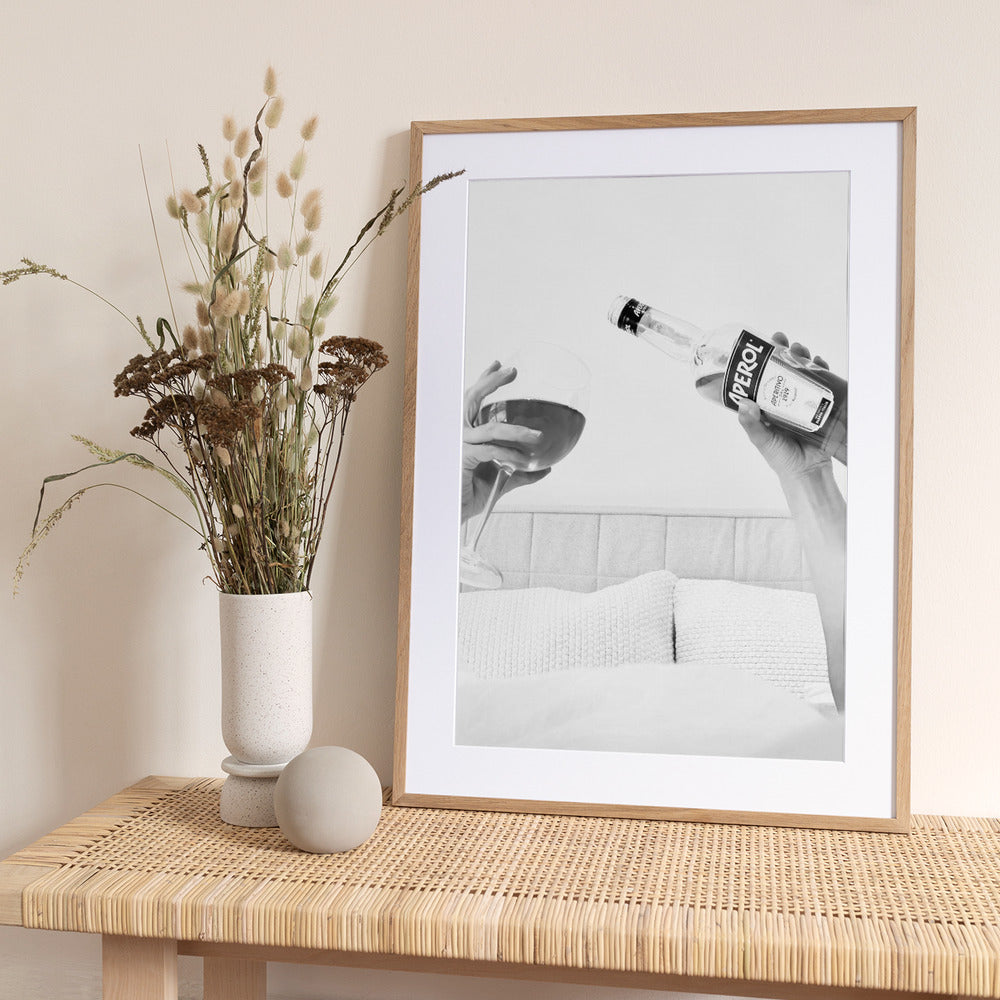 Aperol In Bed Close - Art Print by Pictufy Studio III