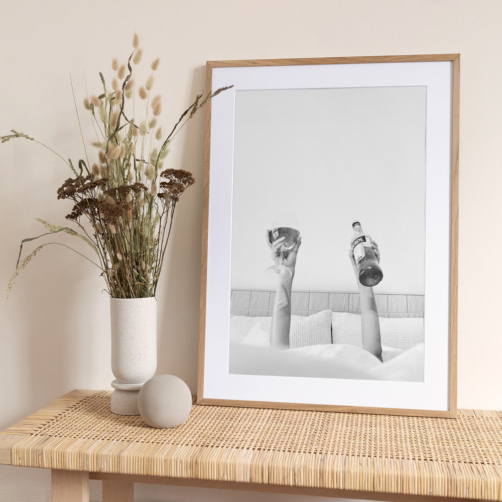 Aperol In Bed Grainy - Art Print by Pictufy Studio III