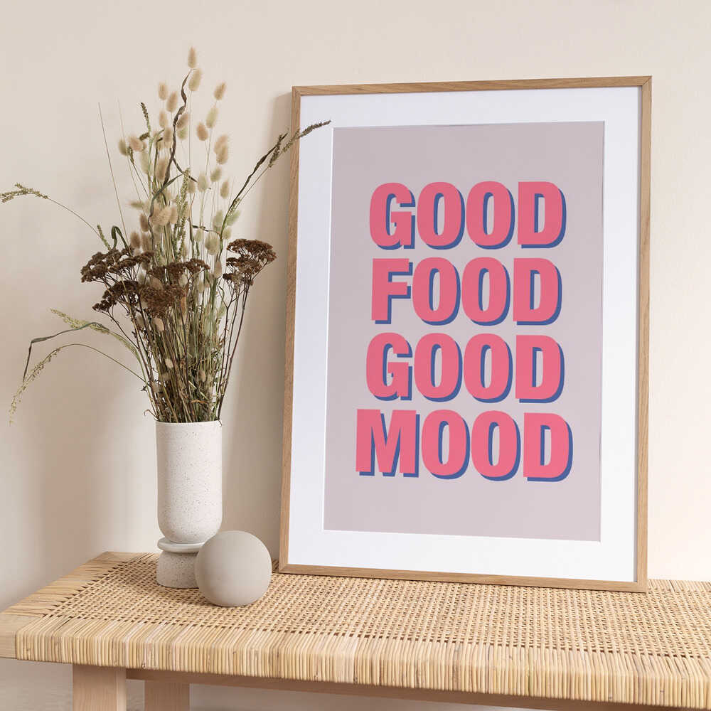 Positive Vibes Meal - Art Print by Athene Fritsch