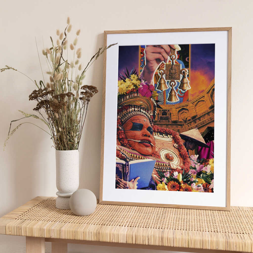 Retro Fantasy Culture Collage - Art Print by CosmoZach