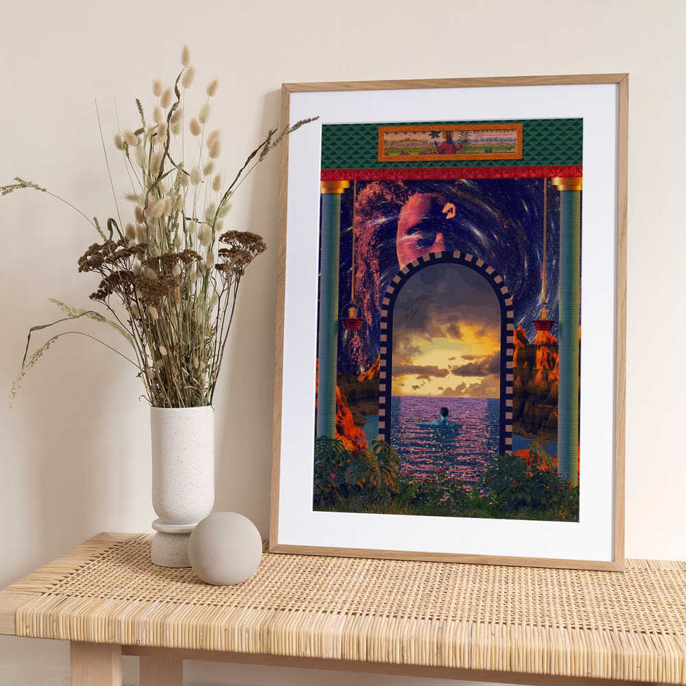 PORTAL TO AN OCEAN - Art Print by CosmoZach