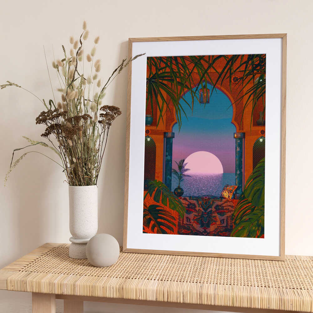 TROPICAL PORTAL - Art Print by CosmoZach