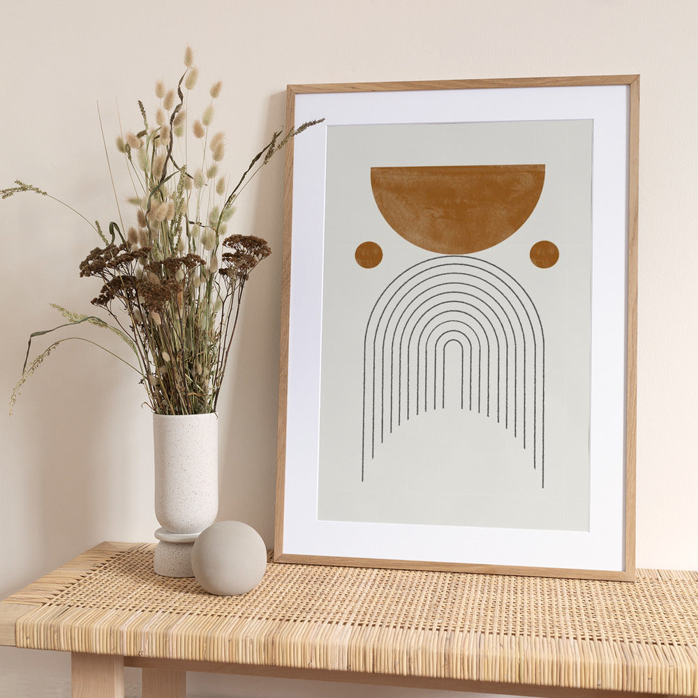 Geometric Harmony - Art Print by THE MIUUS STUDIO