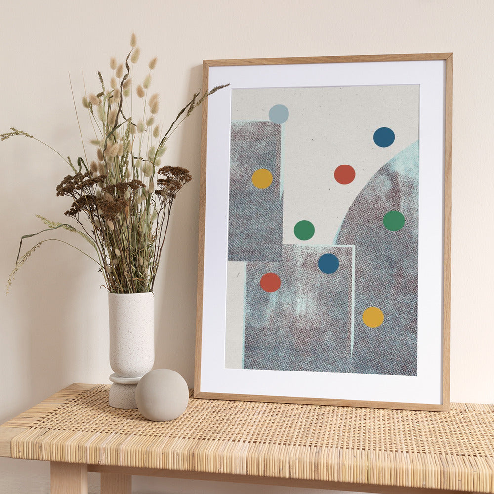 Geometric Dance - Art Print by THE MIUUS STUDIO