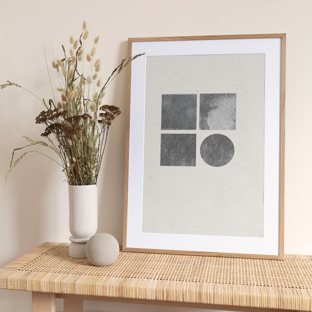 Geometric Harmony - Art Print by THE MIUUS STUDIO