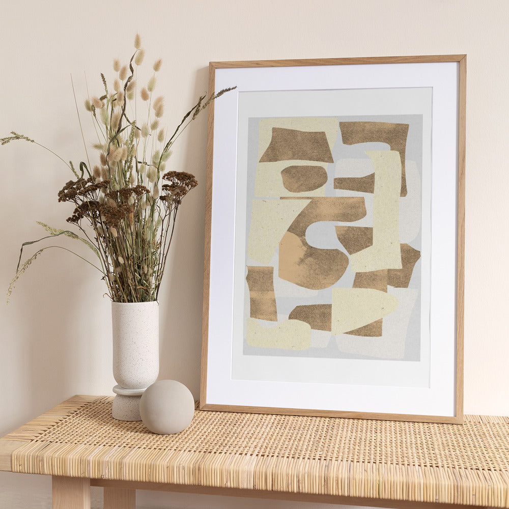 Earthy Fragments - Art Print by THE MIUUS STUDIO