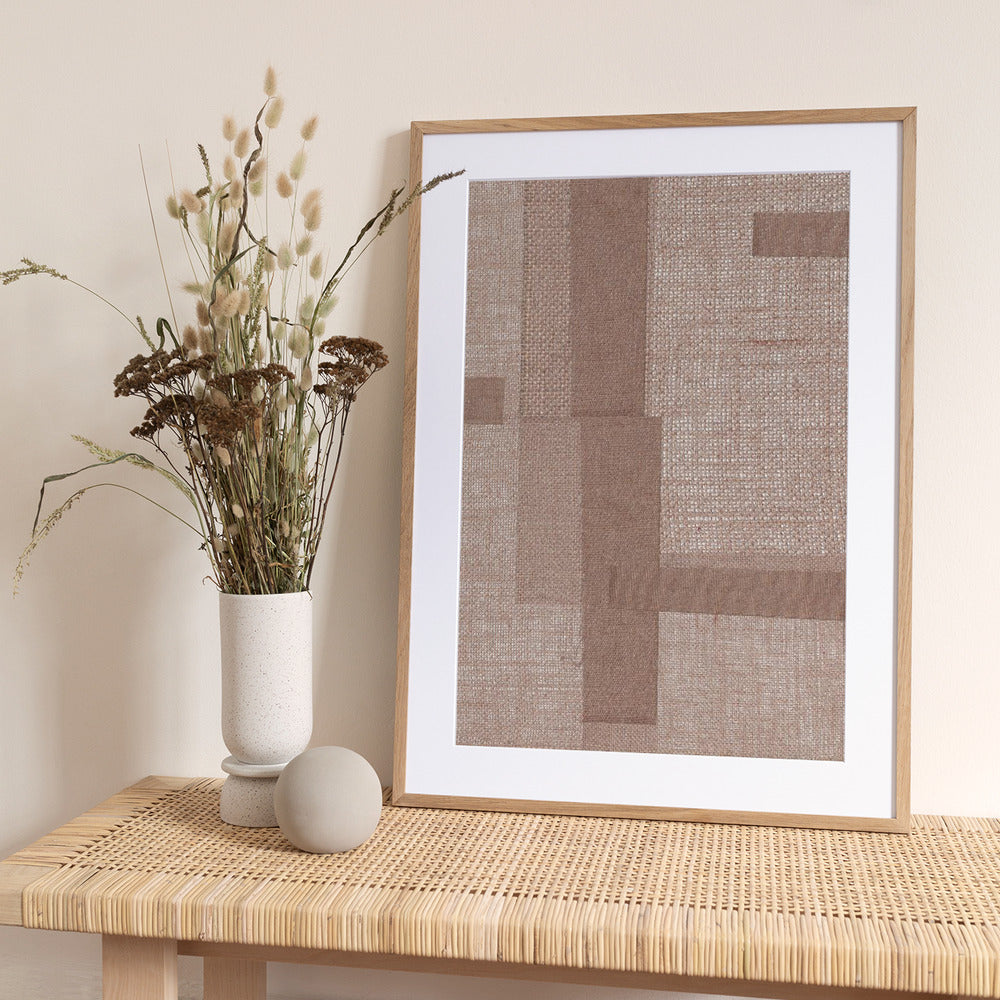 Textured Geometry - Art Print by THE MIUUS STUDIO
