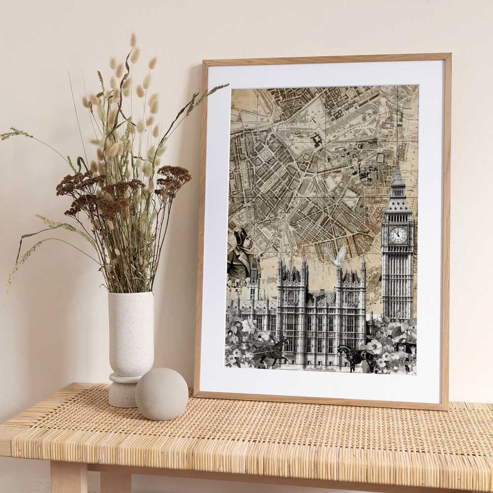 London Westminster (City Breaks) - Art Print by Simon Goggin Travel Poster