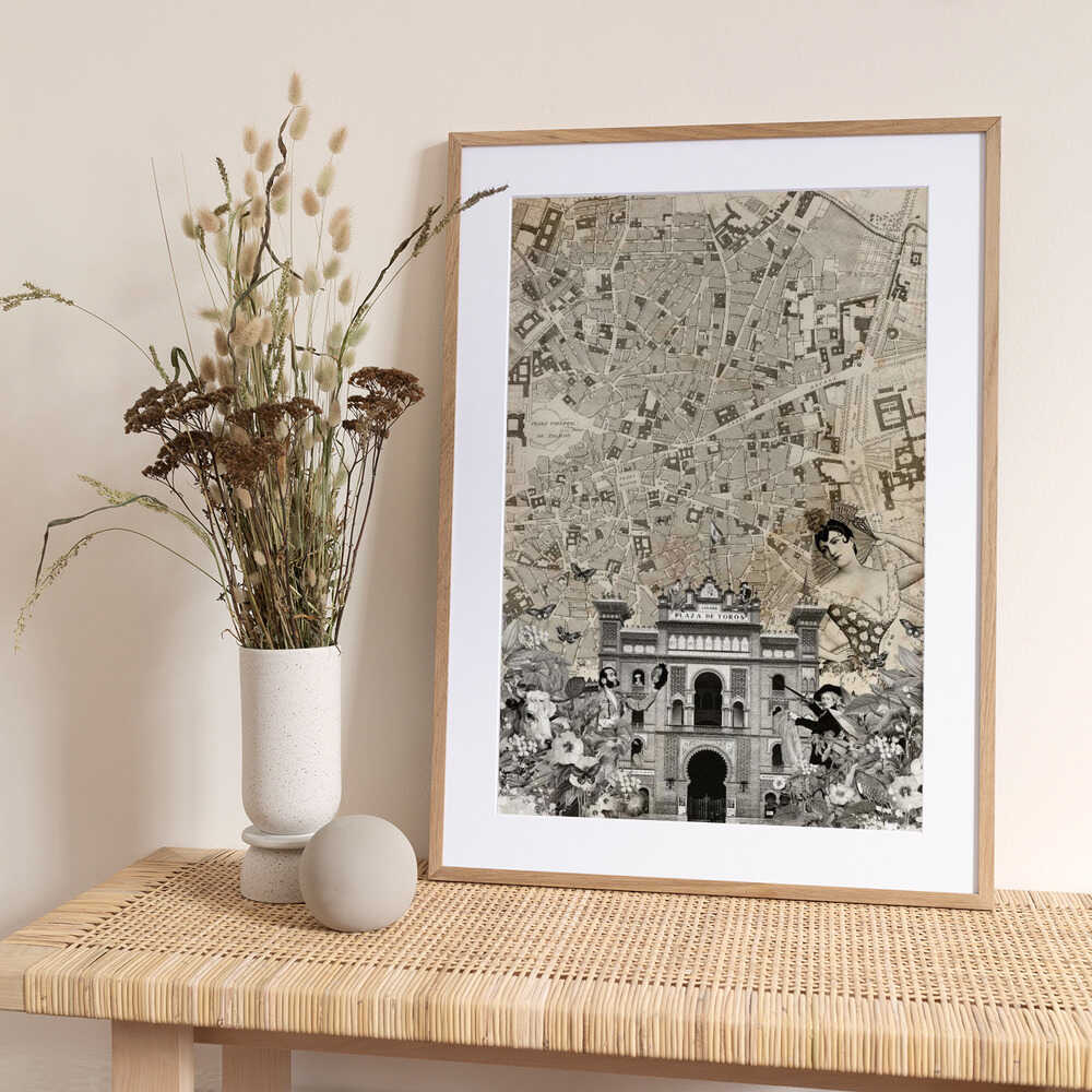 Madrid (City Breaks) - Art Print by Simon Goggin Travel Poster