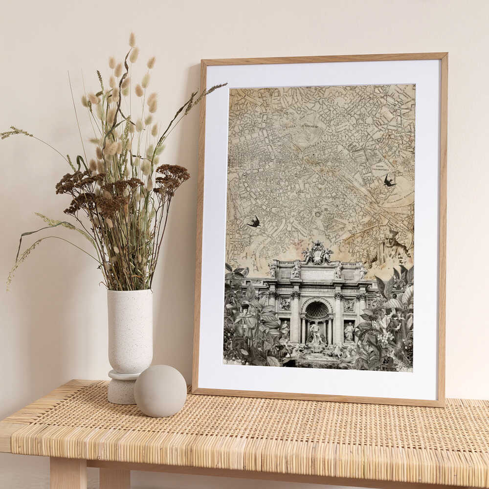 Rome (City Break) - Art Print by Simon Goggin Travel Poster