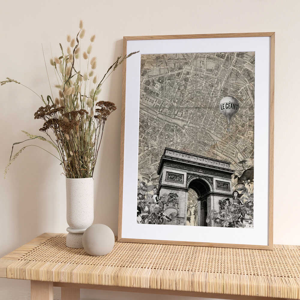 Paris (City Breaks) - Art Print by Simon Goggin Travel Poster