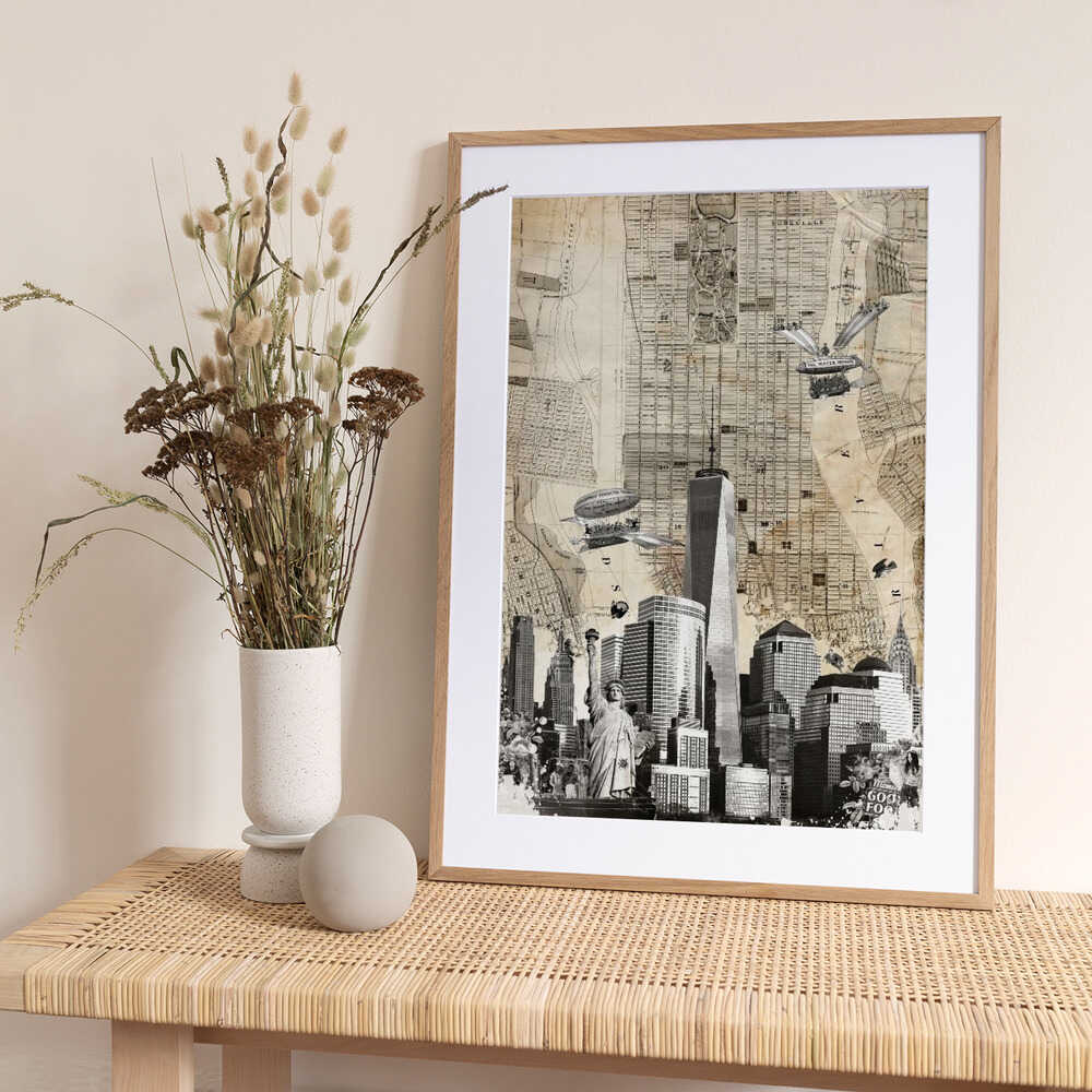 New York (City Breaks) - Art Print by Simon Goggin Travel Poster