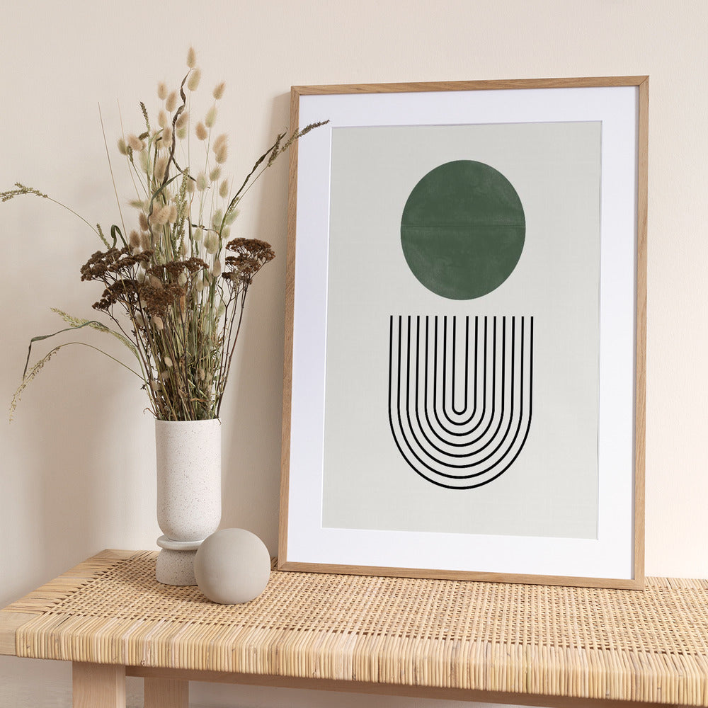 Circles and Lines - Art Print by THE MIUUS STUDIO
