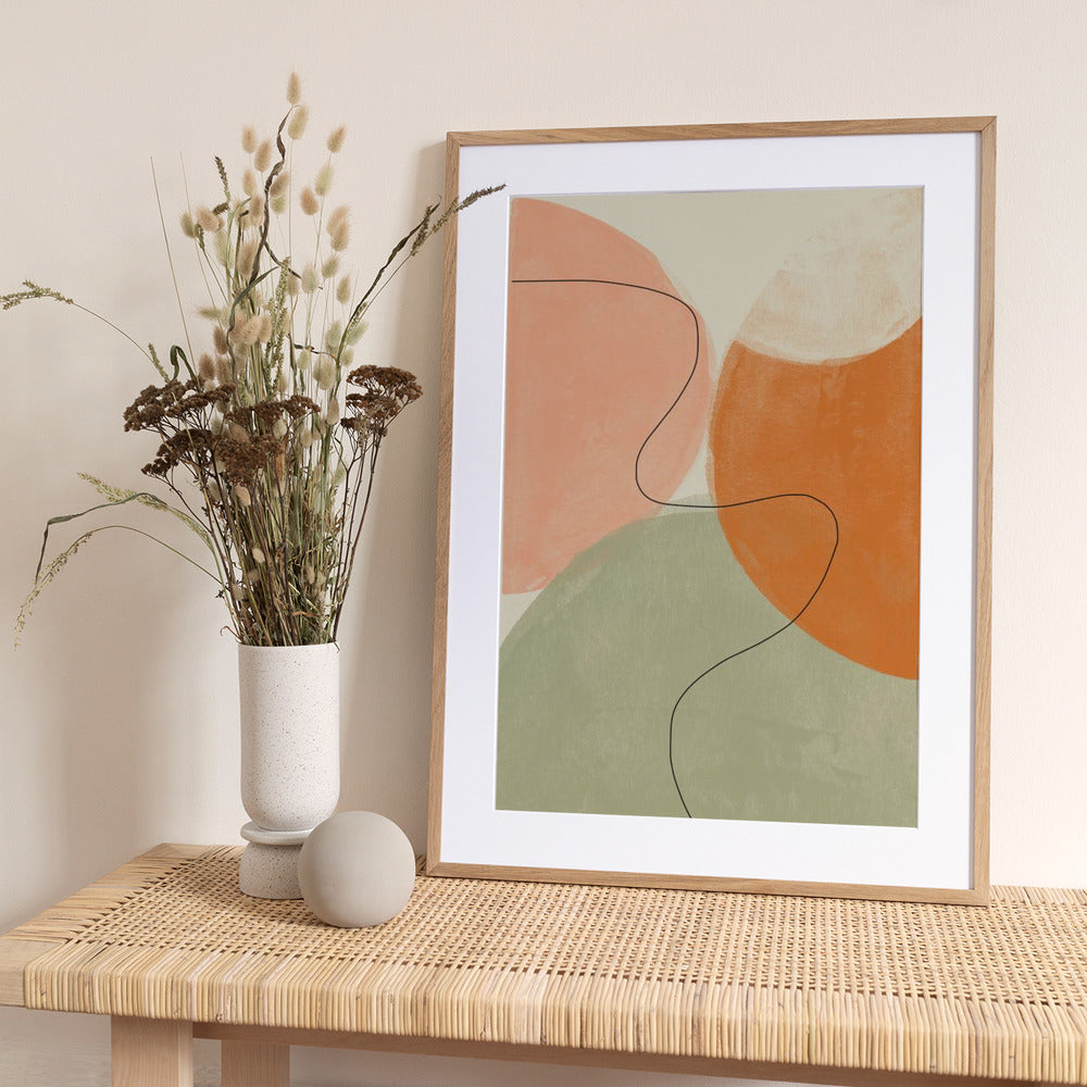 Soft Curves Dance - Art Print by THE MIUUS STUDIO