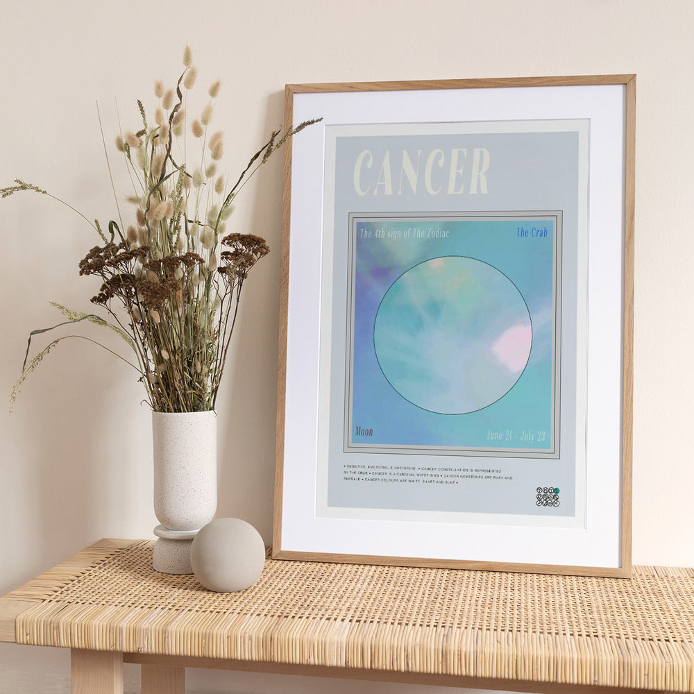 Zodiac Cancer - Art Print by casa cartissi