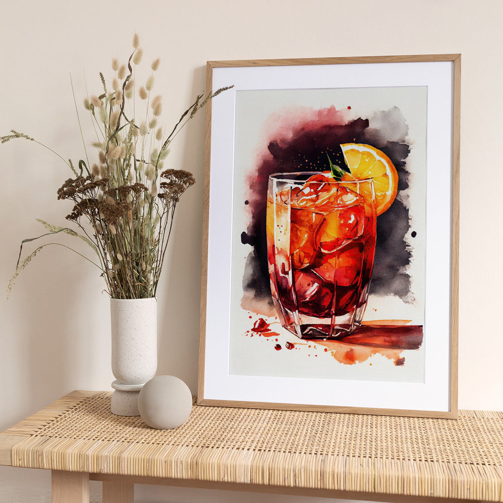 Drinks cocktail - Art Print by Justyna Jaszke