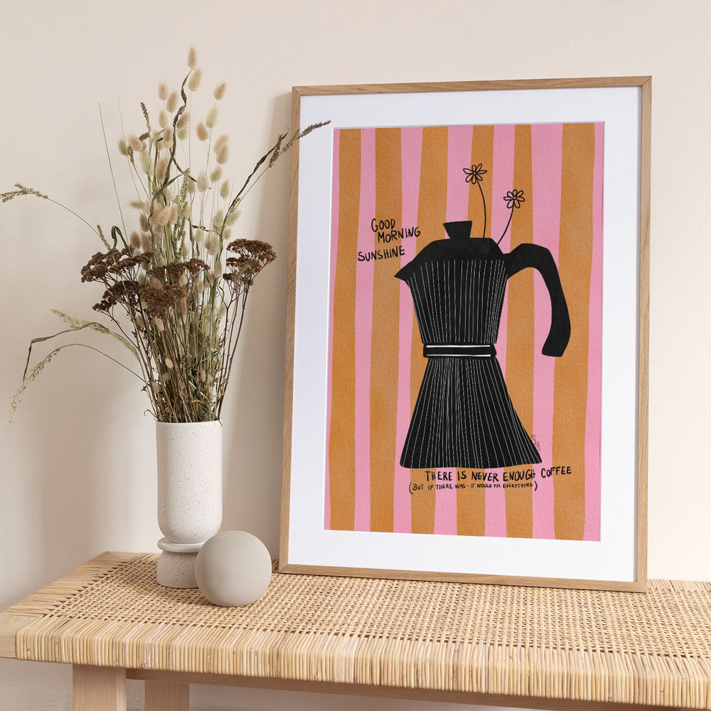Mocca Coffee Sunshine - Art Print by Baroo Bloom