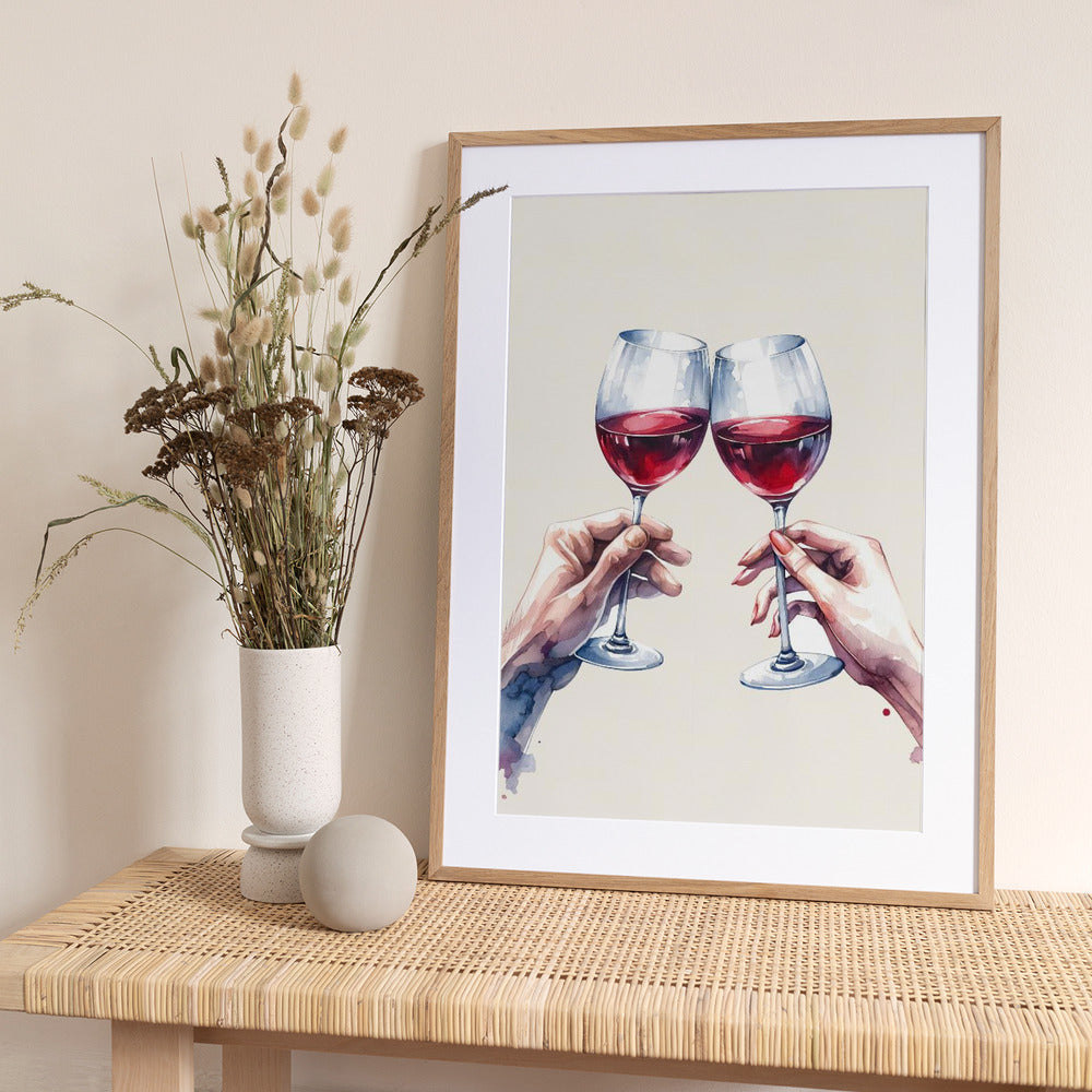 Cheers to us - Art Print by Andreas Magnusson
