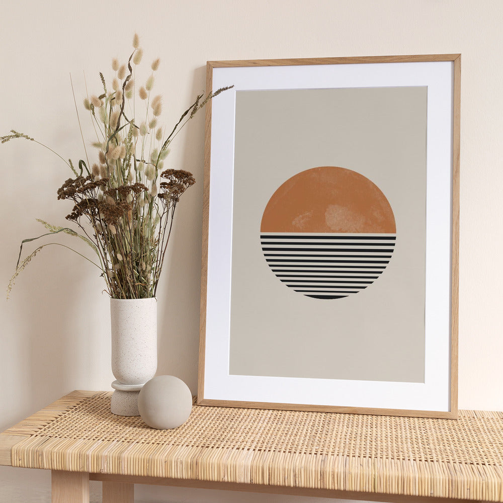 Striped Horizon - Art Print by THE MIUUS STUDIO