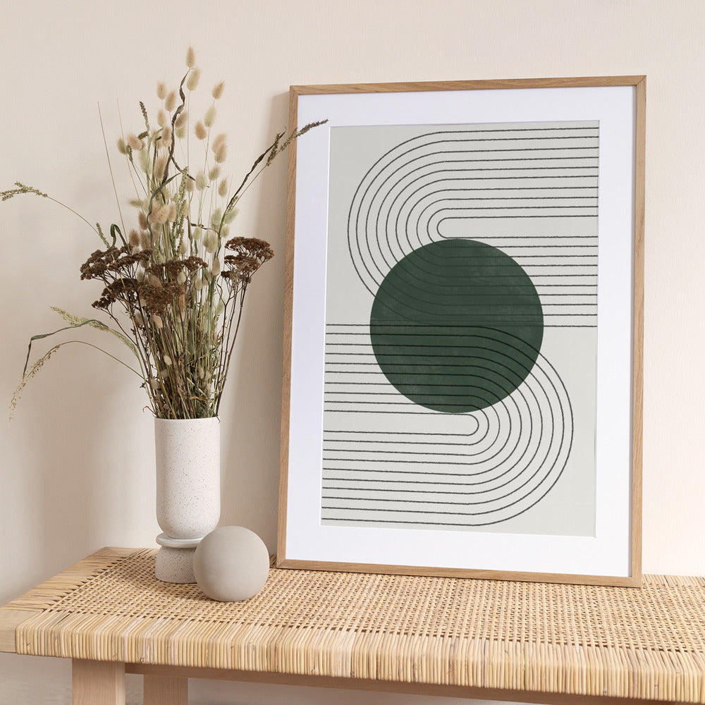 Curved Harmony - Art Print by THE MIUUS STUDIO