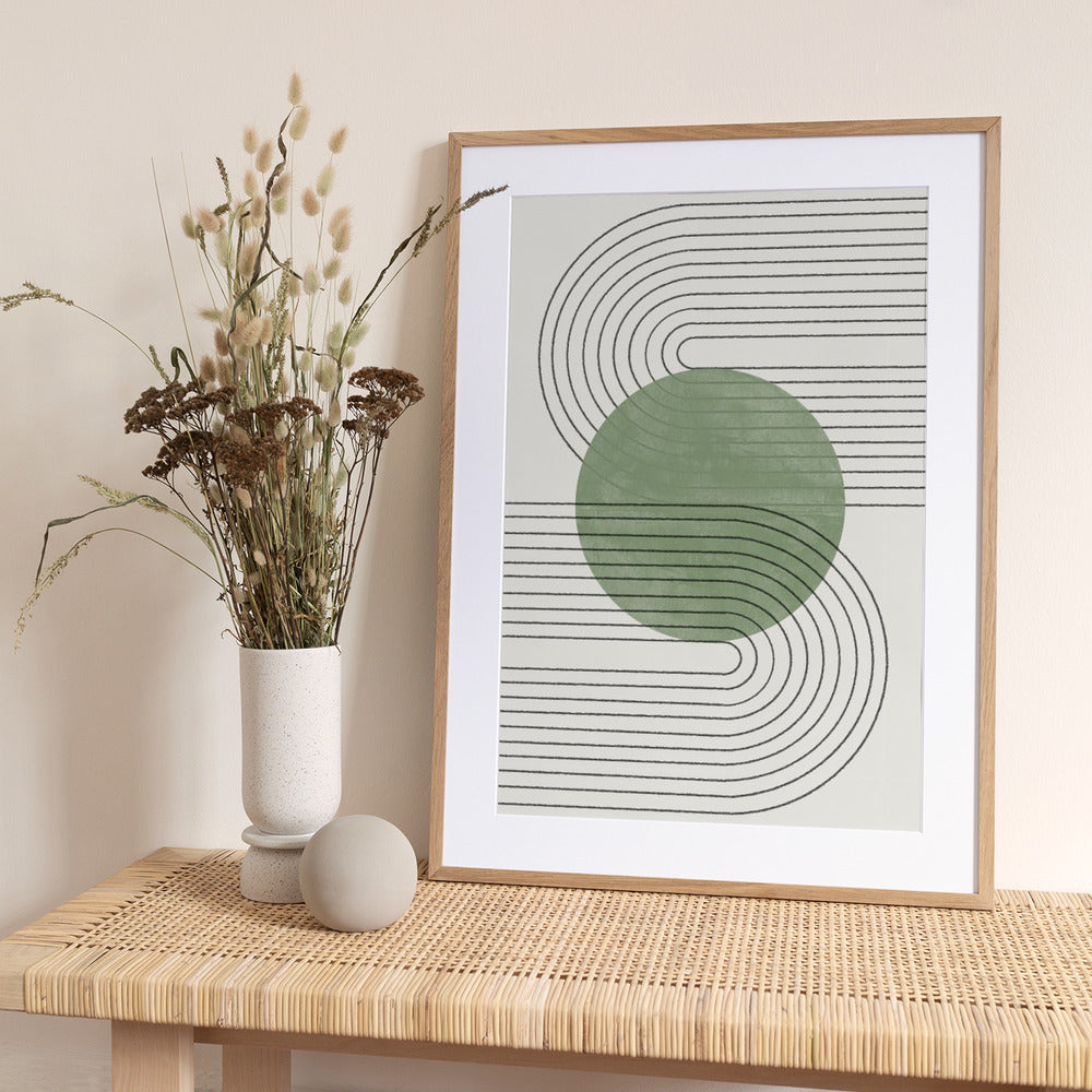 Curved Harmony - Art Print by THE MIUUS STUDIO