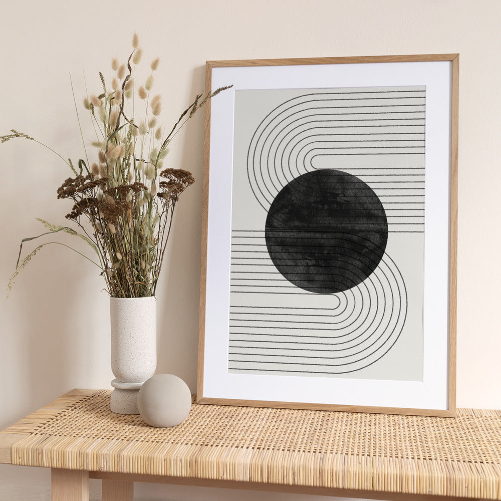 Orbiting Lines - Art Print by THE MIUUS STUDIO