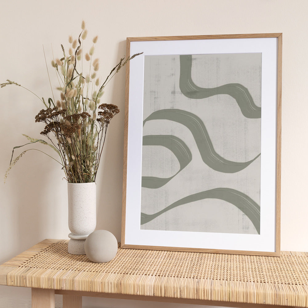 Curving Streamlines - Art Print by THE MIUUS STUDIO