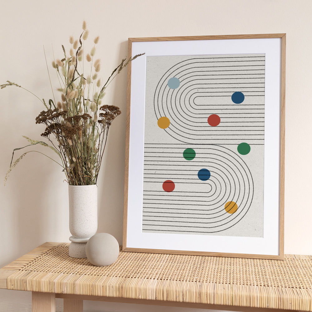 Curved Pathways - Art Print by THE MIUUS STUDIO