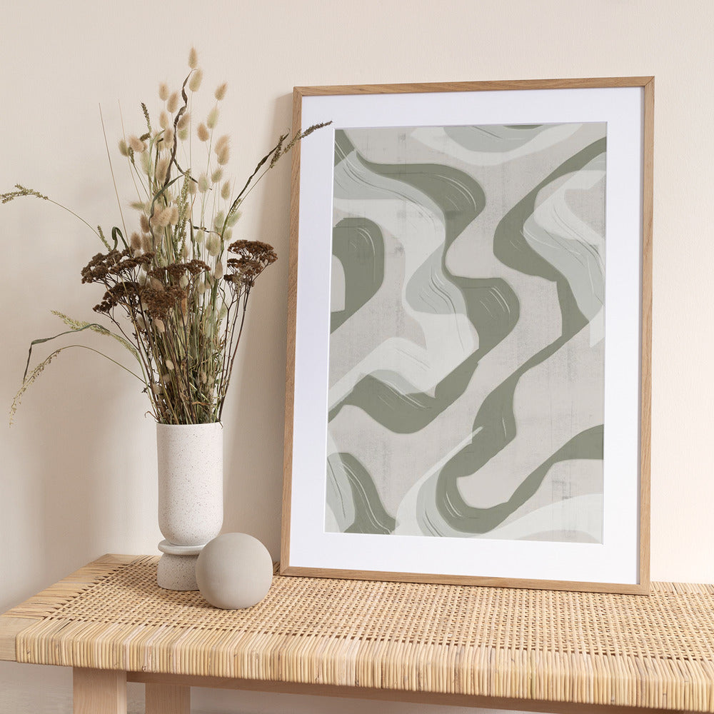 Flowing Earth Patterns - Art Print by THE MIUUS STUDIO