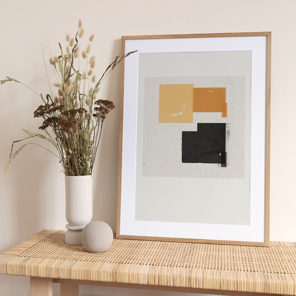 Blocks of Balance - Art Print by THE MIUUS STUDIO