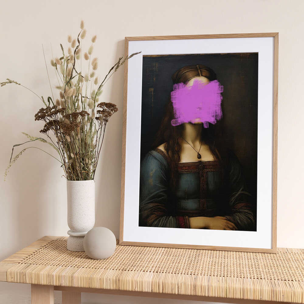 Modern Mona Lisa - Art Print by The Art Concept