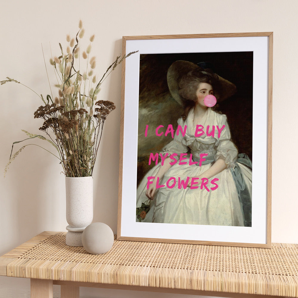 I Can Buy Myself Flowers - Art Print by The Art Concept