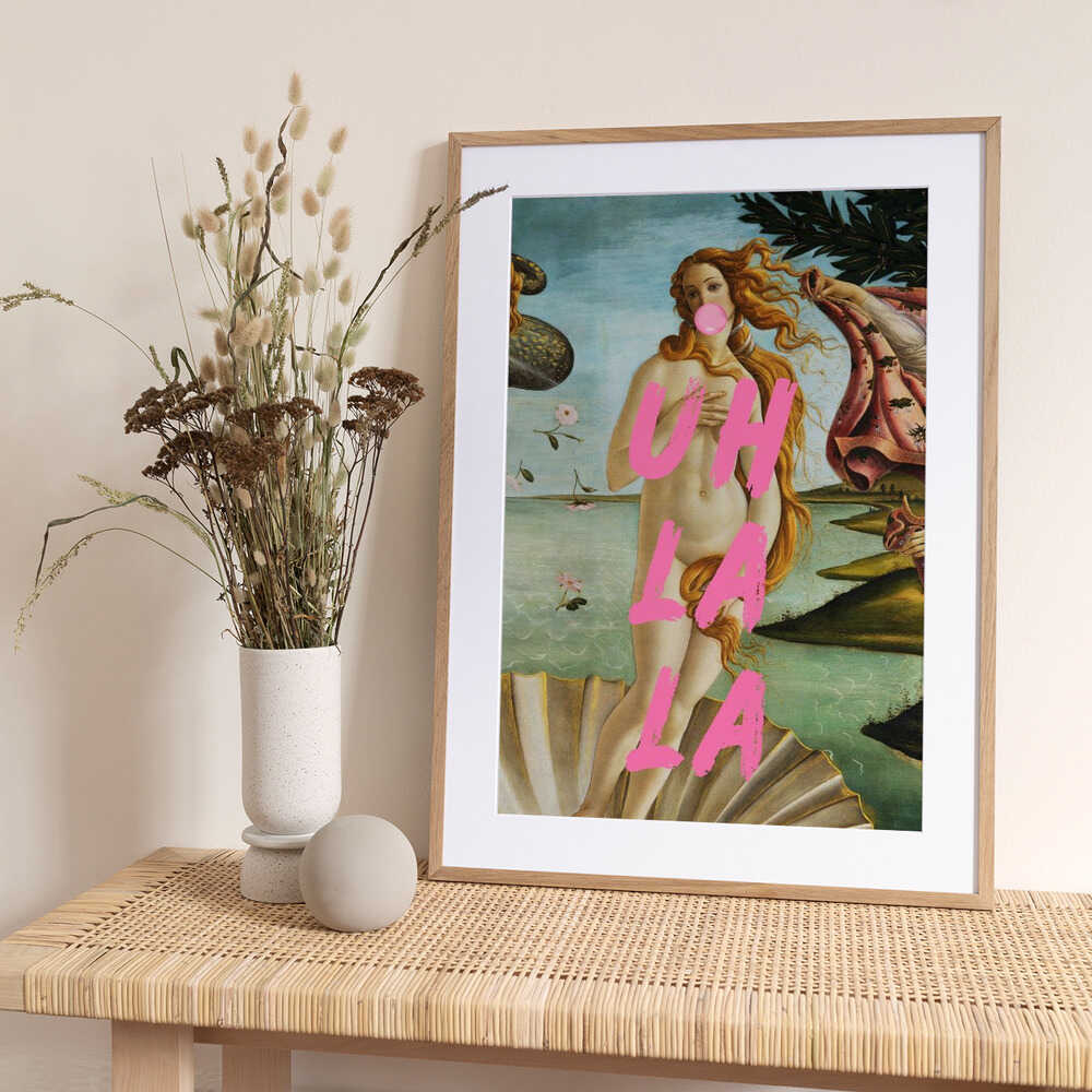 The Birth of Venus by Sandro Botticelli / Uh La La - Art Print by The Art Concept