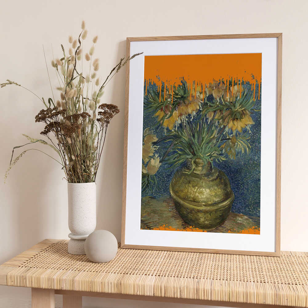 Collage Sunflowers and the splash Van Gogh - Art Print by The Art Concept