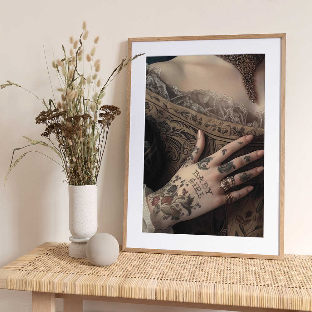 Baby Girl - Art Print by Dikhotomy