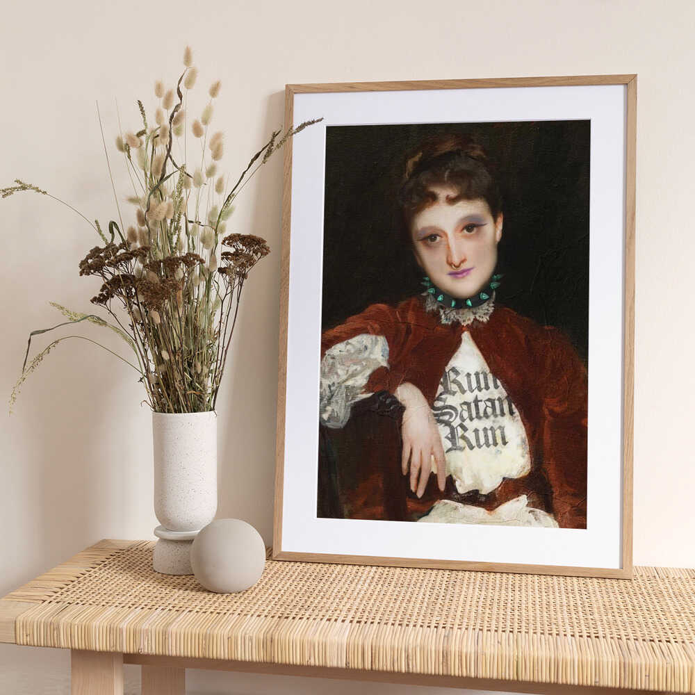 Emo Diva - Art Print by Dikhotomy