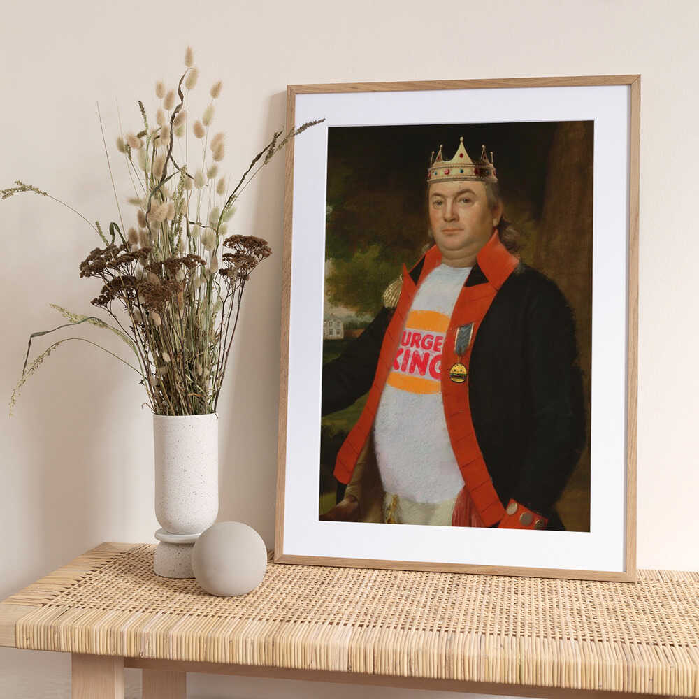 Fast Food King - Art Print by Dikhotomy