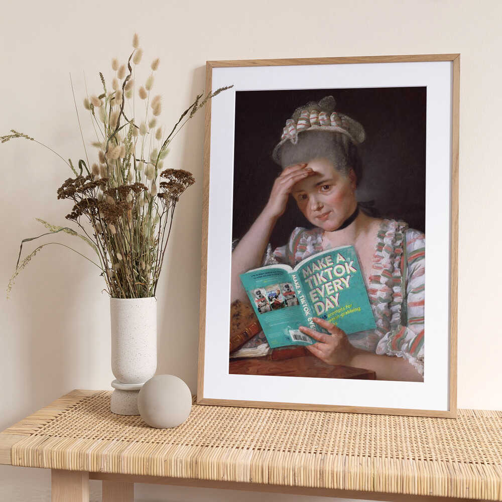 Make a Tik Tok - Art Print by Dikhotomy