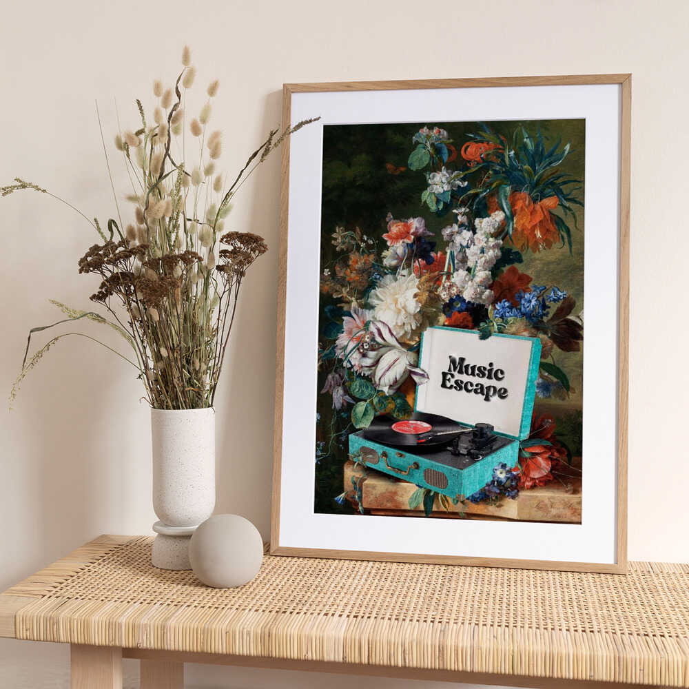 Music Escape - Art Print by Dikhotomy