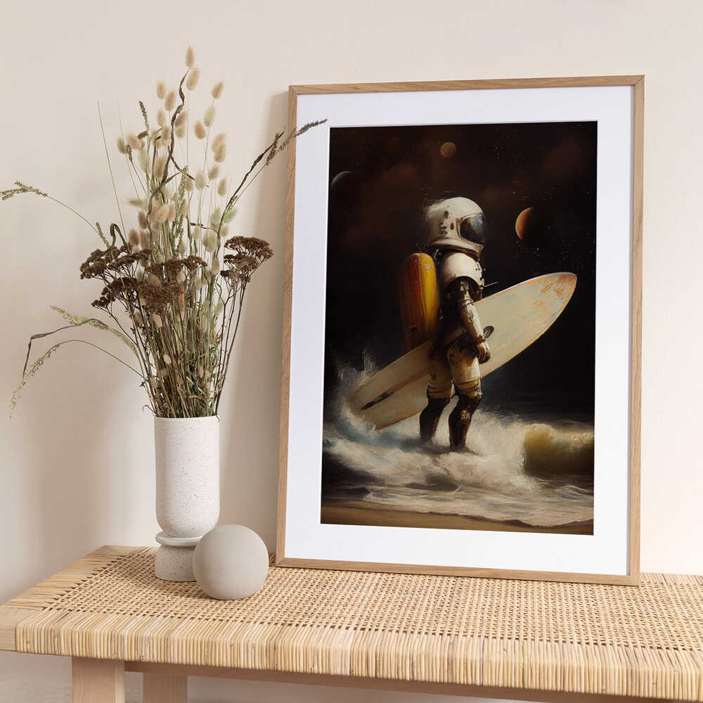 My Space Surfing Day - Art Print by Dikhotomy