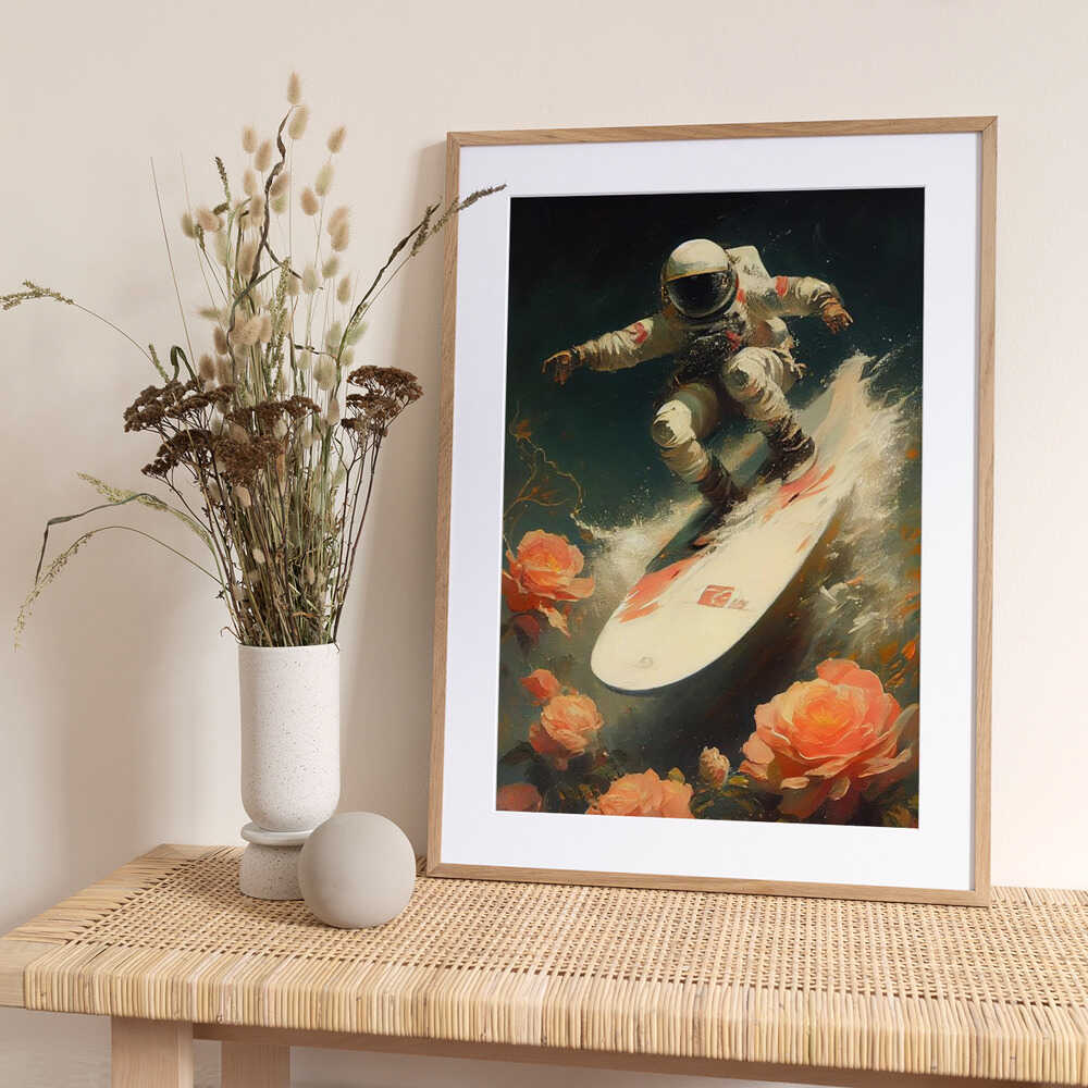 My Space Wave - Art Print by Dikhotomy