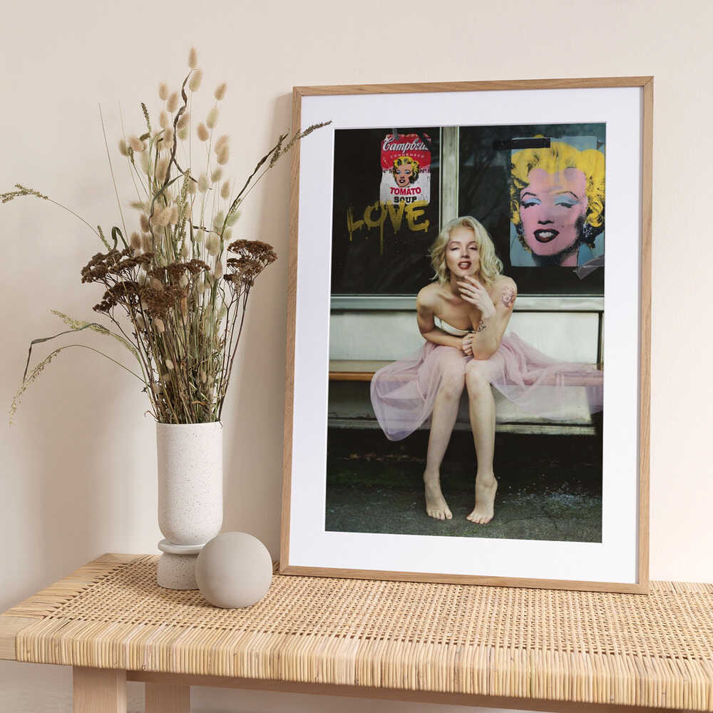 New Marilyn - Art Print by Dikhotomy