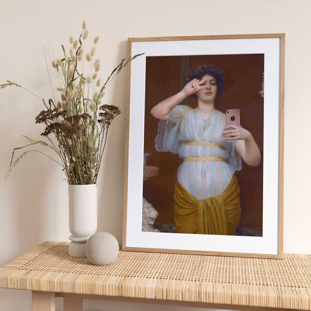 Selfie Diva - Art Print by Dikhotomy