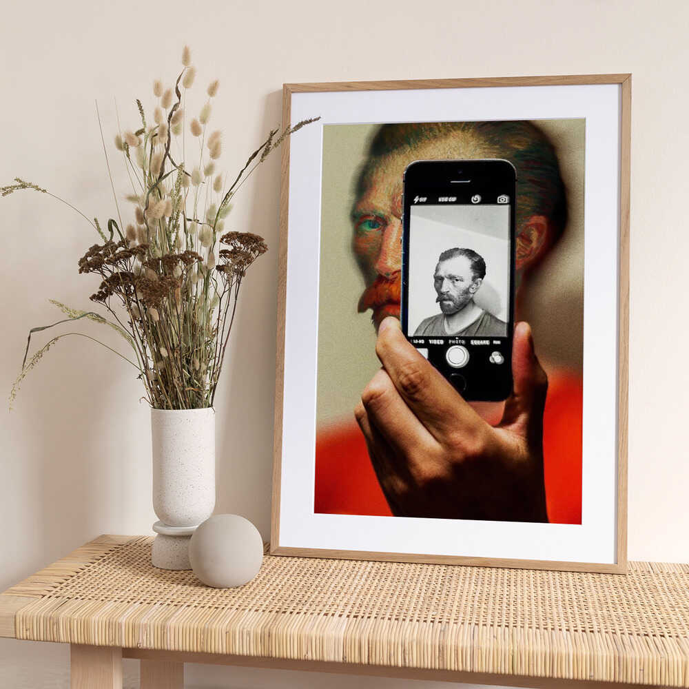 Show You My Selfie - Art Print by Dikhotomy