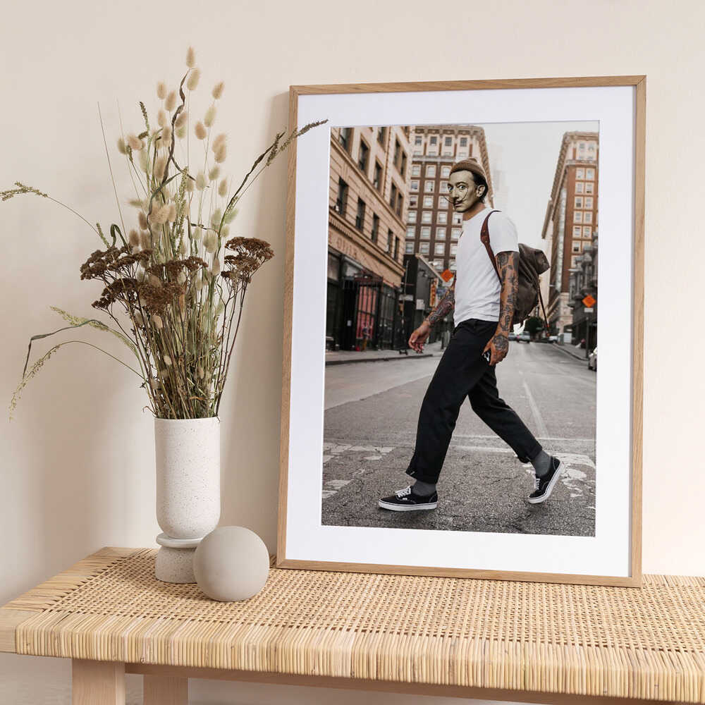 Urban Dalí - Art Print by Dikhotomy